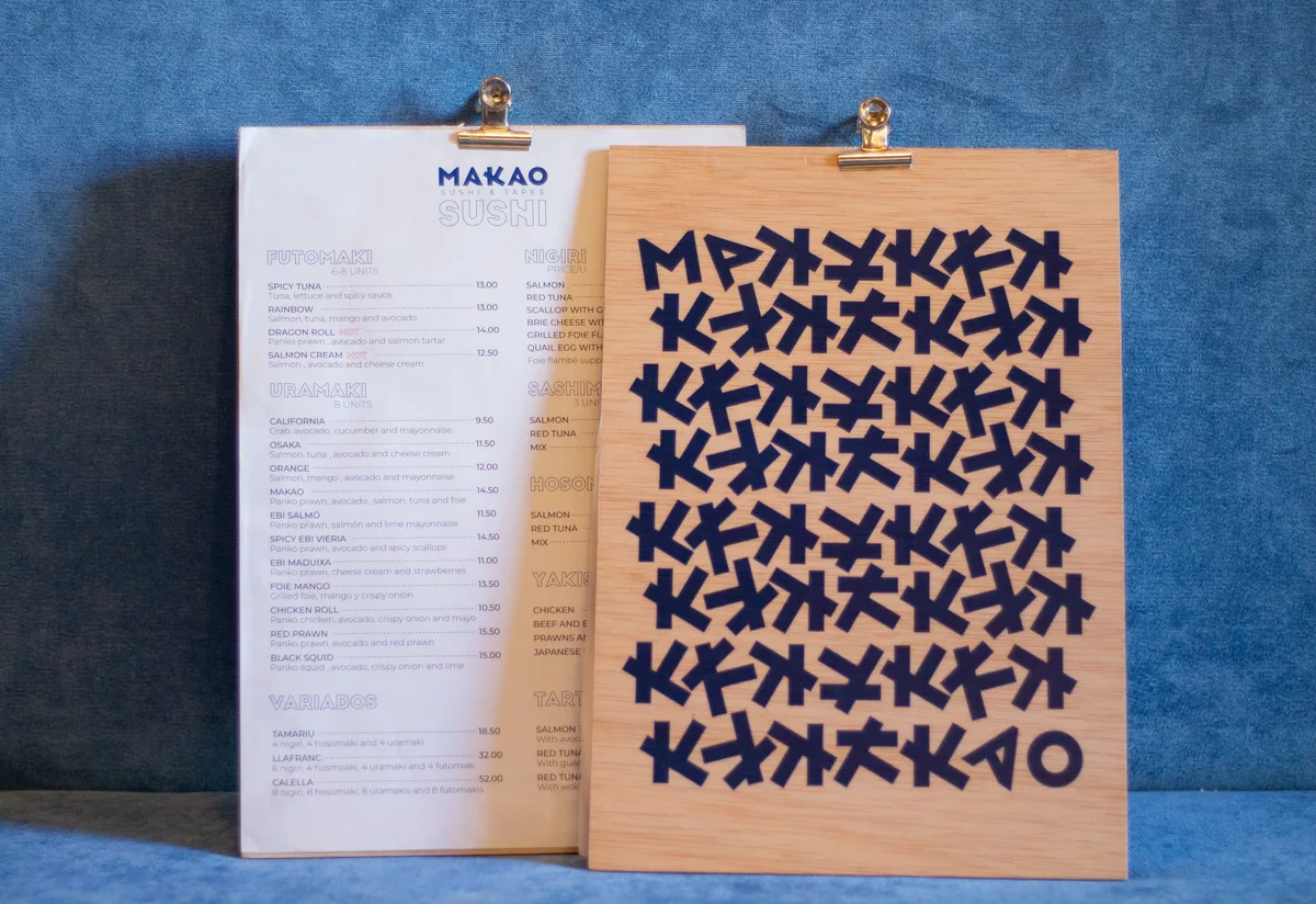 Makao brand identity by Xevi Machado — restaurant, Palafrugell, Catalonia (06)