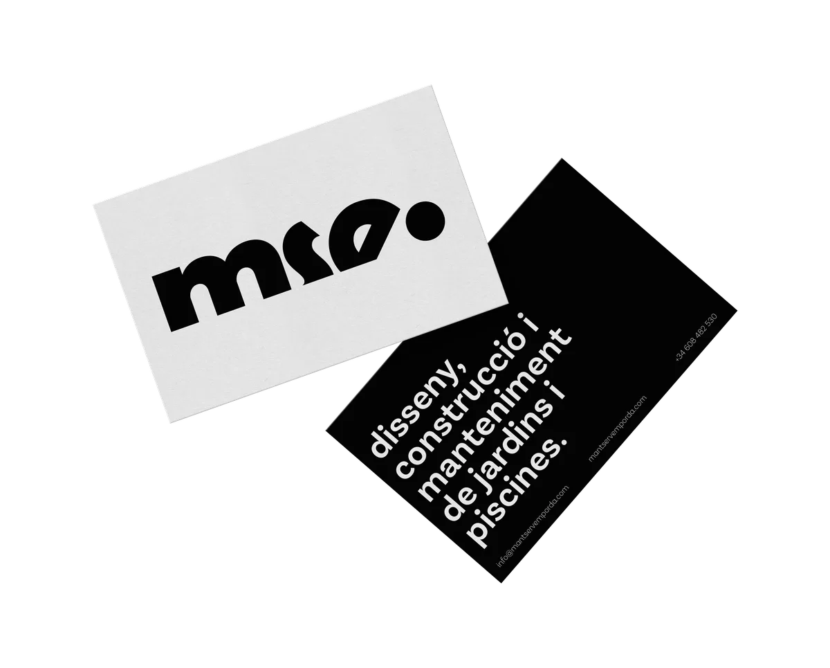 M.S.E brand identity by Xevi Machado — garden & pool maintenance, Palafrugell, Catalonia (05)